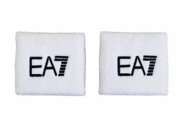 Напульсник теннисный EA7 Woven Cuff 2P - white/black
