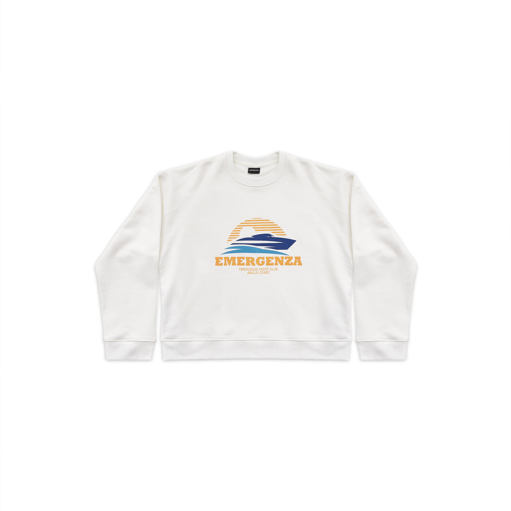 AMALFI CROPPED SWEATSHIRT OVERSIZED LOOSE