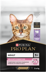 ProPlan для кошек с чувствительным пищеварением с Индейкой