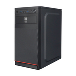 УЦЕНКА_Корпус BaseTech M3406, Без БП, mATX, чёрный, 2xUSB3 (RMA_BT-M3406-B) {царапина на верхней стороне}