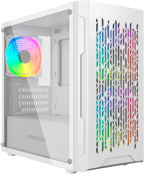 Корпус Powercase Mistral Micro D3W TG ARGB PWM White (CMMDW-A3)