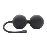 Черные вагинальные шарики 3,6см Fifty Shades of Grey Tighten and Tense Silicone Jiggle Balls