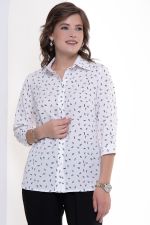 Рубашка Жаклин офис (вайт) Diolche (Акция)