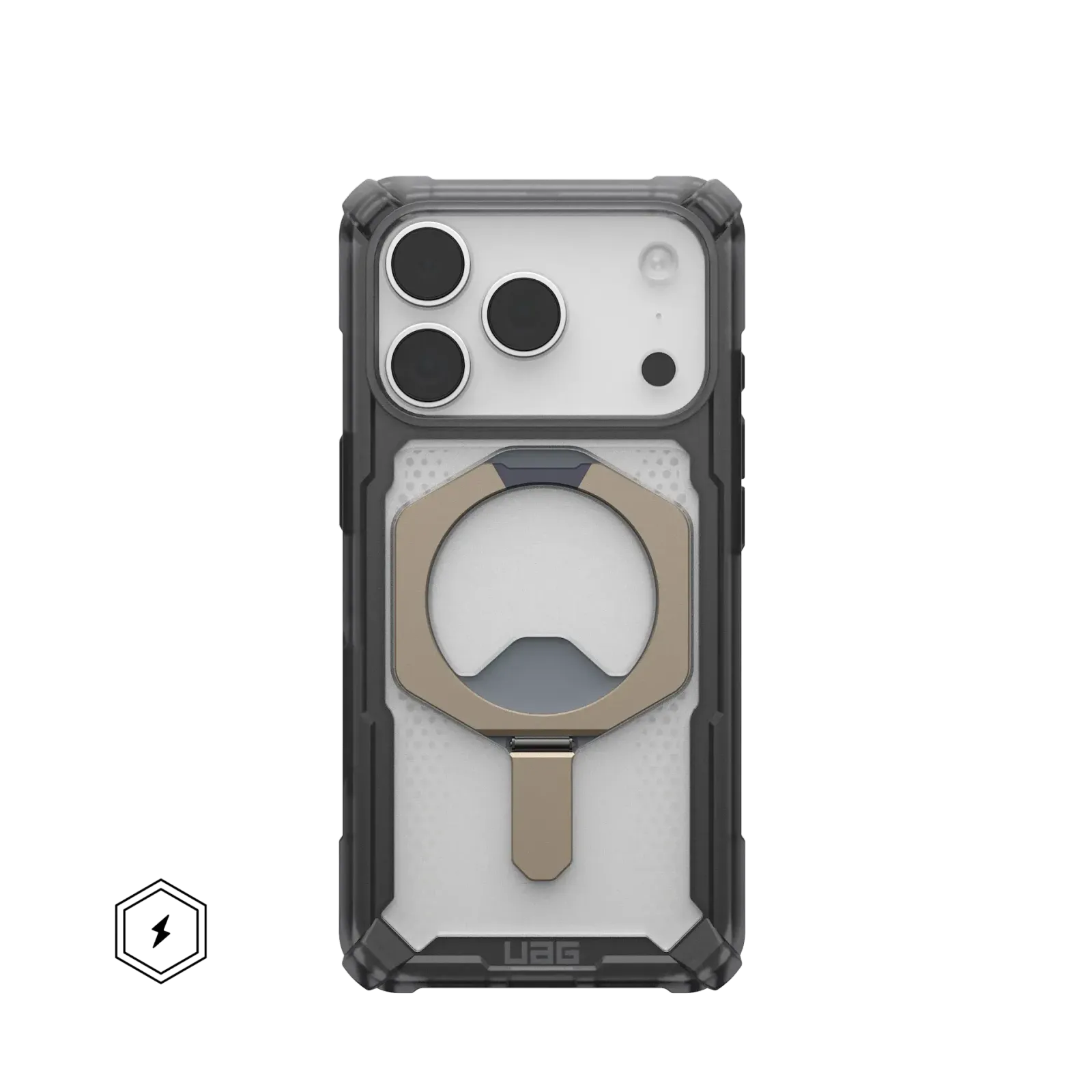 UAG Plasma XTE with MagSafe Series Case for Apple iPhone 17 Pro Ash/Titanium (Серый)