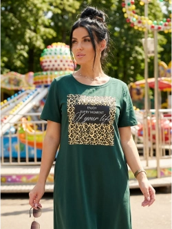 Платье летнее макси хлопок туника длинная
