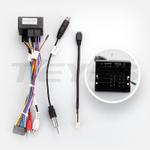Комплект рамки с разъёмами 9" Ford Transit 6 2004-2013, Kuga 1, Focus 2 2004-2008, Fiesta 2005-2008, Fusion 2005-2013, C-Max 2003-2008, Galaxy 2006