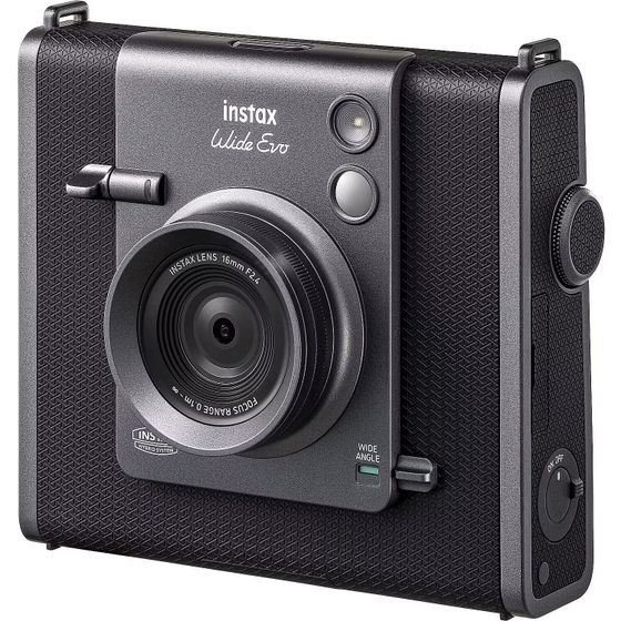 Fujifilm Instax WIDE Evo Hybrid Instant Camera Black