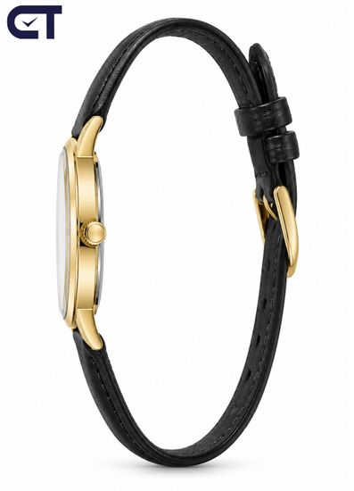 CASIO LTP-V001GL-7B CASIO Collection женские наручные часы — светлый циферблат, золотистые акценты и элегантный кожаный ремешок