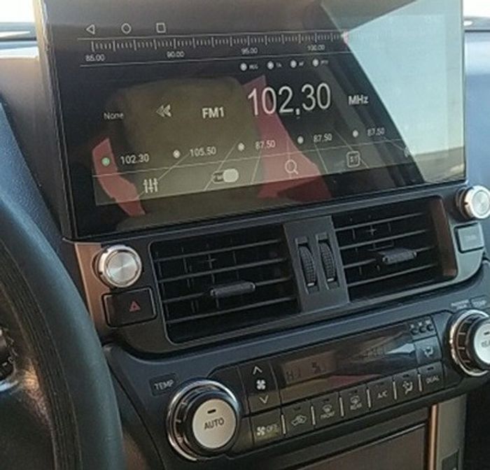 Магнитола для Toyota Land Cruiser Prado 150 2009-2013 (взамен 7" навигации, поддержка JBL и 360) - Kuberg ZH-T1209 монитор 12.3" на Android 12, Быстрая, CarPlay, 4G SIM-слот