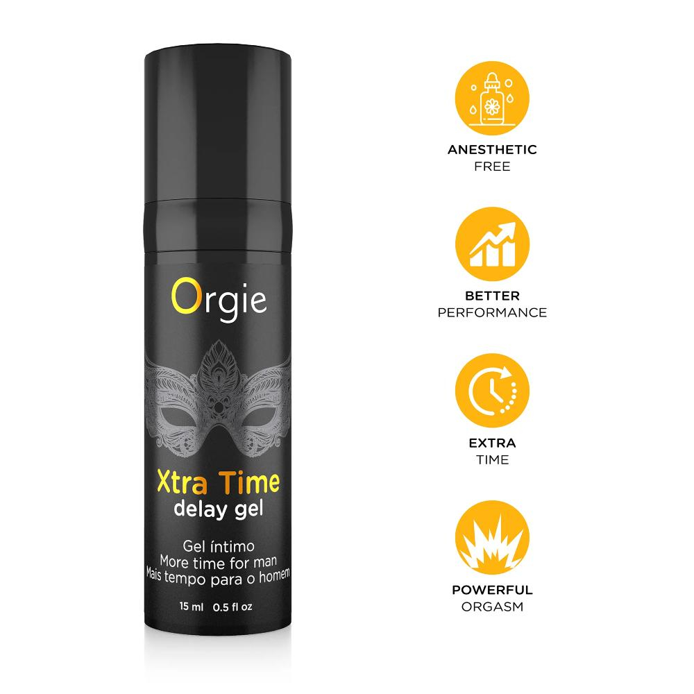 Пролонгатор "XTRA TIME DELAY GEL", Orgie (15 мл)