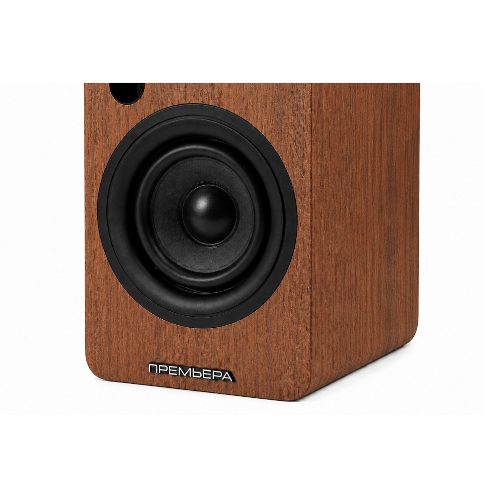 Premiera RS-301A Walnut — активная полочная акустическая система
