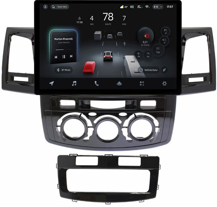 Магнитола для Toyota HiLux 7 2011-2015 - Teyes CC4-PRO монитор 13" 2K QLED на Android 13, Быстрейшая, Snapdragon 778G, ИИ, CarPlay, DSP, 4G SIM-слот