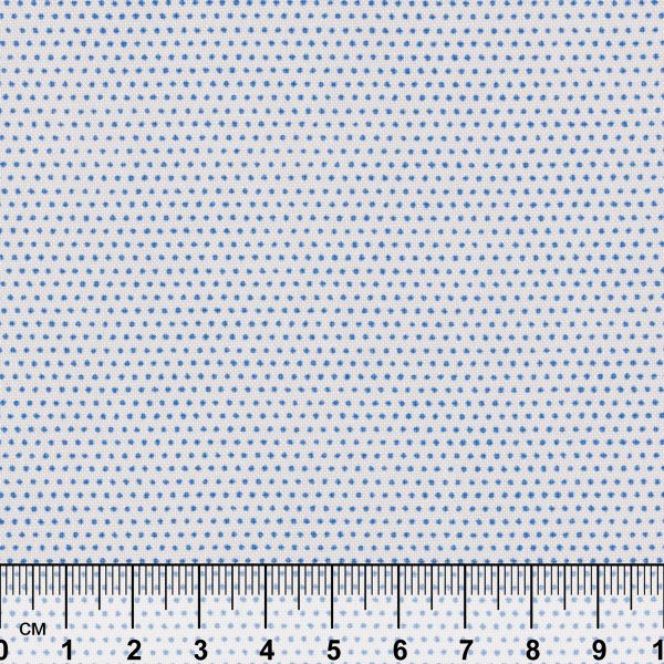 Ткань для пэчворка Peppy Бабушкин сундучок, отрез 100х112 см, 140±5 г/м², БС-36 мл.горох бл.бл.розовый/синий