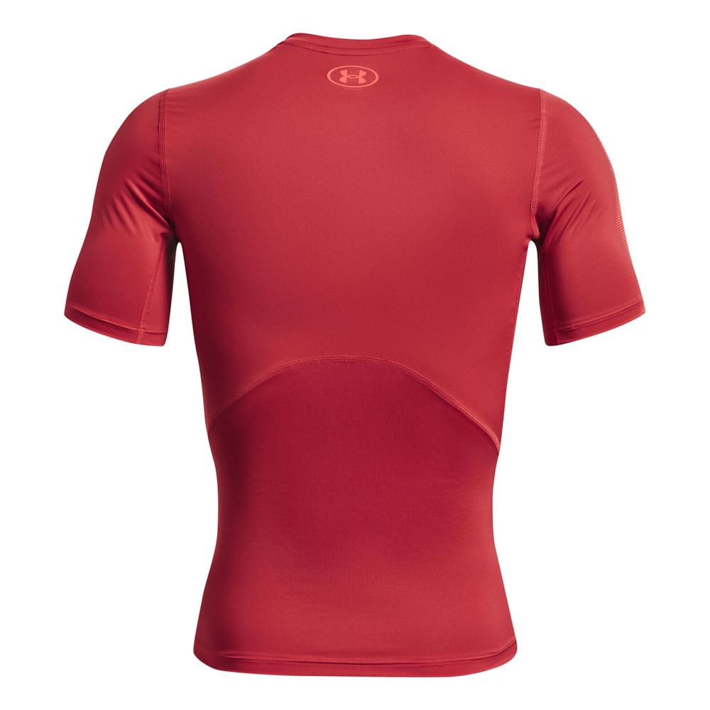 Мужское теннисное поло Under Armour Heatgear Novelty T-Shirt Men - Red, Orange