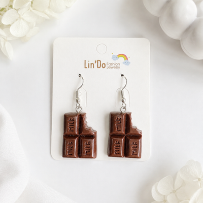 Серьги Milk chocolate 1шт