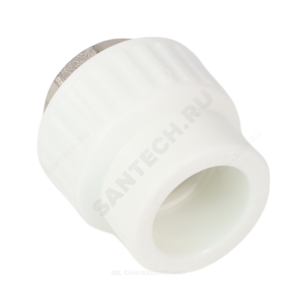 Муфта PP-R комбинированная белая Дн 50х1 1/2" ВР под ключ VALFEX 10134050