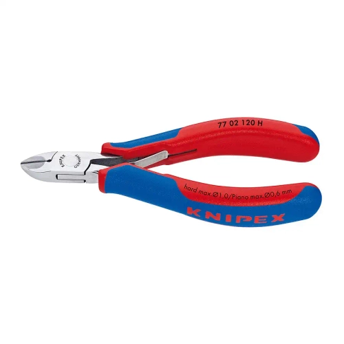 Кусачки боковые для электроники 120 мм Knipex 77 02 120 H