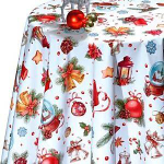 Клеенка столовая DEKORAMA 140см*20м 018A (Новый год)