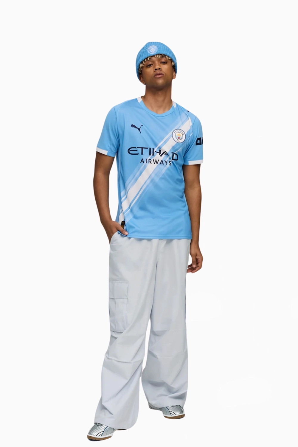 Футболка Puma Manchester City 25/26 Home - голубой