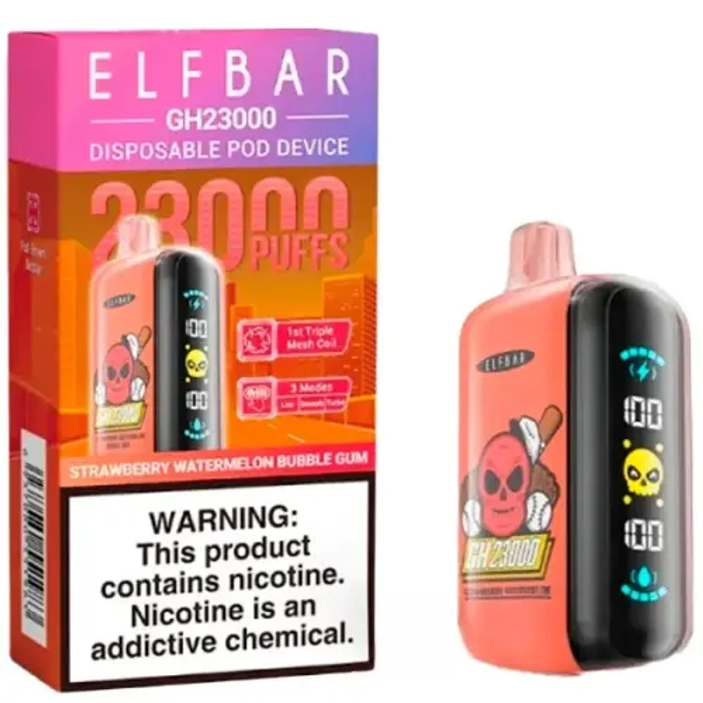Elf Bar GH23000 - Strawberry Watermelon Bubble Gum (5% nic)