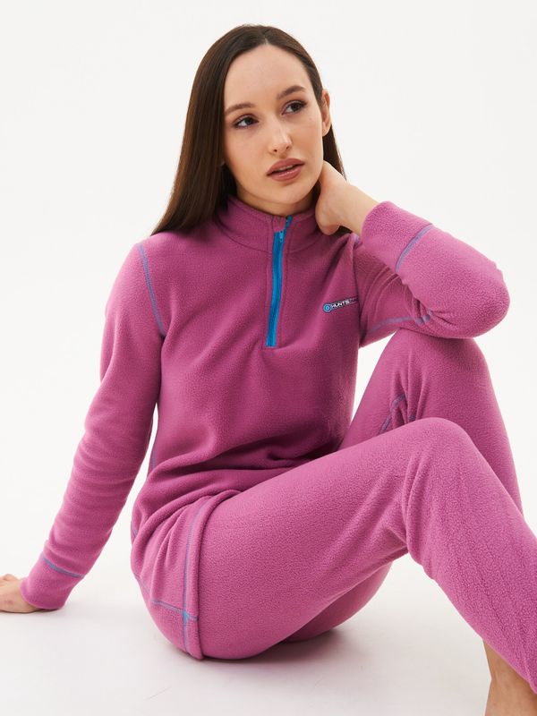 Термобелье женское Thermoline ZIP ткань Флис цвет Фиолетовый