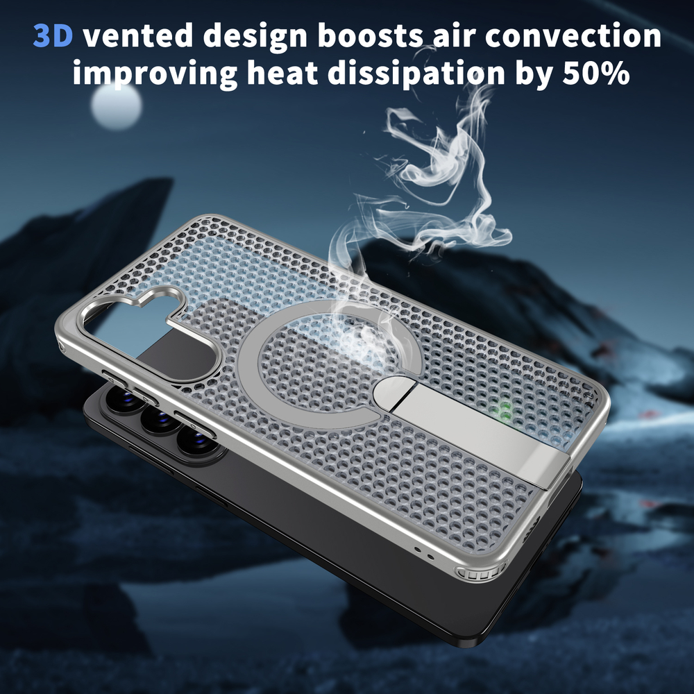 Прозрачный чехол Mesh Pro Magnetic Case для Samsung Galaxy S26+