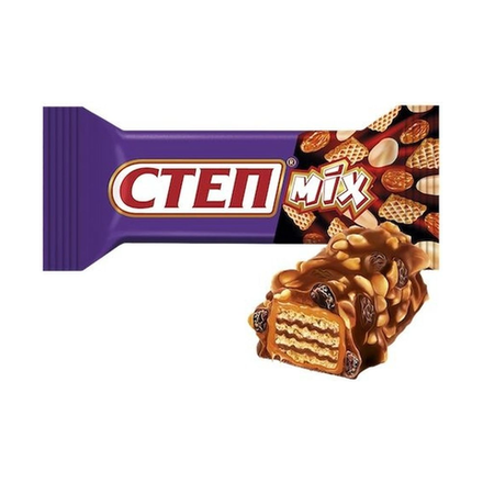 Конфеты Степ MIX с изюмом, арахисом и карамелью Славянка, 200 г