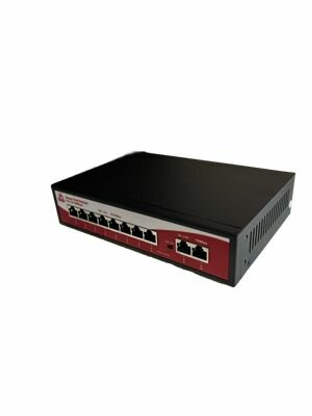 Коммутатор Sarmatt SR-PS0821GBL PoE, 10 LAN-портов, 2 uplink, 8 PoE-портов