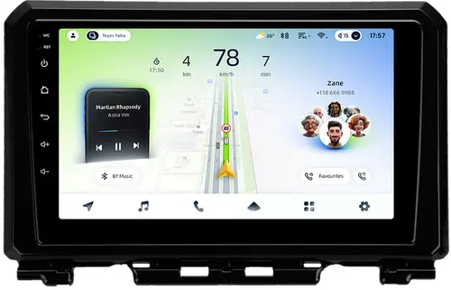 Магнитола для Suzuki Jimny 4 2018+ (штатная КЗВ) - Teyes CC4L монитор 9" IPS, Android 14, Быстрая, Snapdragon 662, CarPlay, 4G SIM-слот