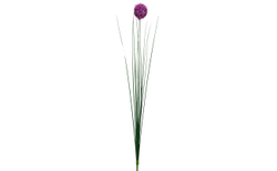 Искусственный цветок Алиум фиолетовый 75см Garda Decor 8J-14RS0018