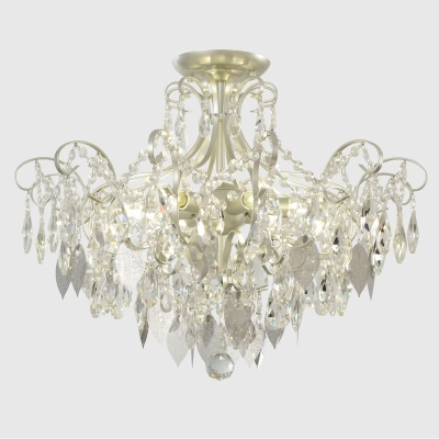 Светильник потолочный Crystal Lux ESMIRALDA PL6 SILVER 0524/106