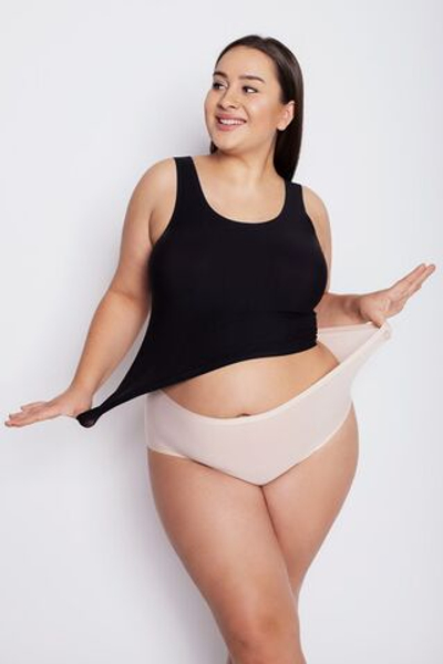 Трусики-слипы Flexi-One Maxi Plus Size (Размер: XL-4XL) (Цвет: телесный)