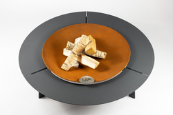 Чаша для костра Up!Flame STEEL CUP 1000 UNIQ grey