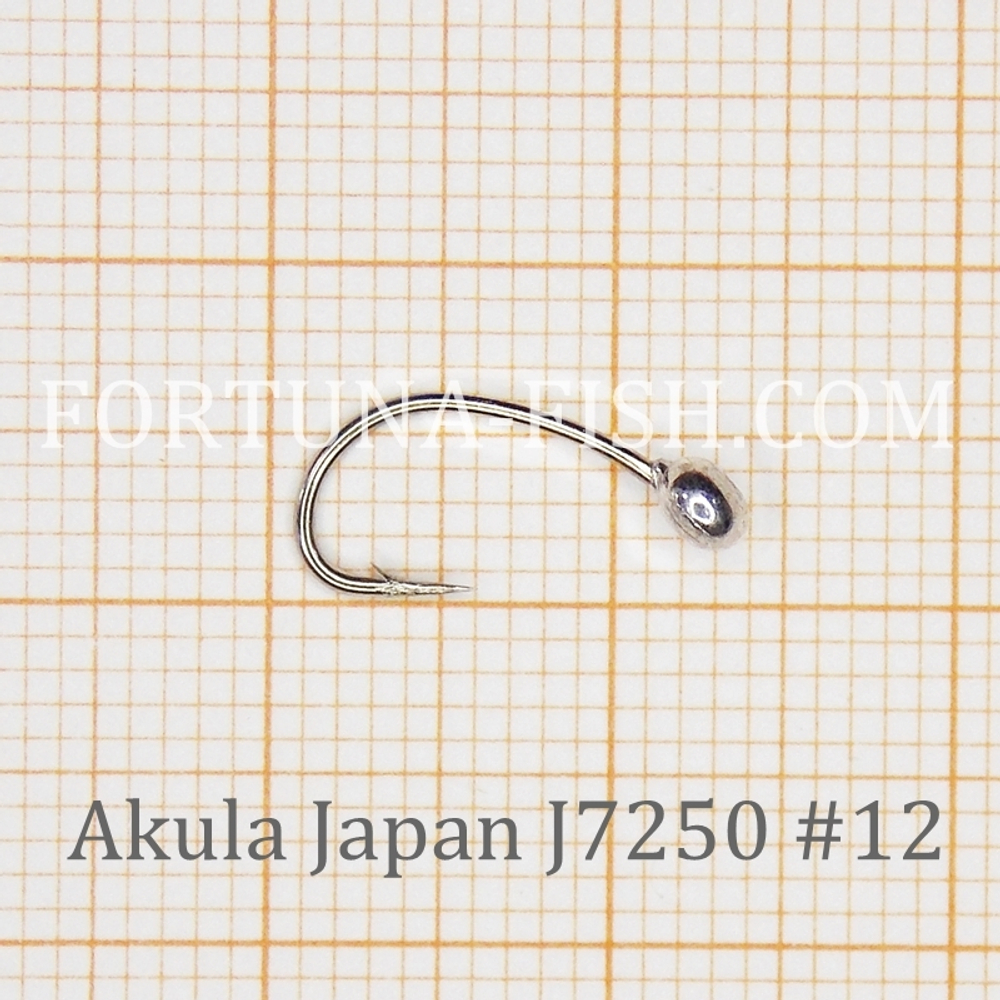 Крючок с напайкой Akula Japan J7250 (Nymph Scud) 50 шт