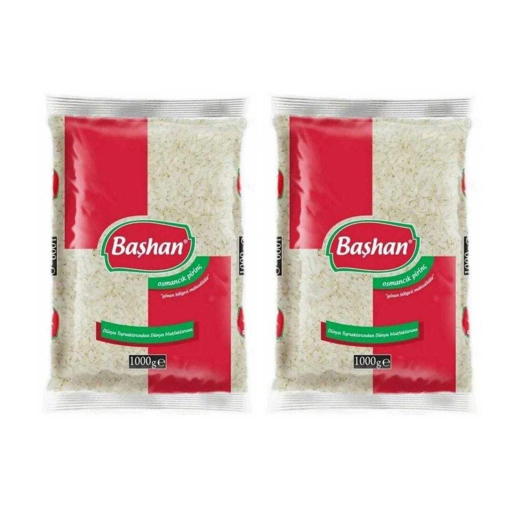 Рис Османжик Bashan Osmangic pirino 1 кг, 2 шт