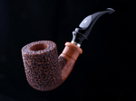 Курительная трубка Ser Jacopo R1 B Rustic, S422