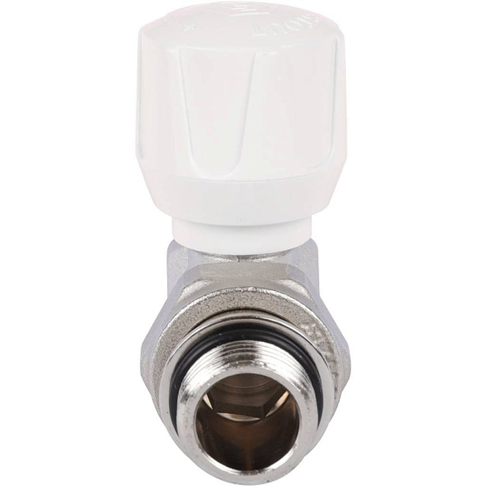 Вентиль ручной регулировки прямой STOUT - 1/2" (ВР/НР-американка, PN10, Tmax 120°C, с дополнительным уплотнением)