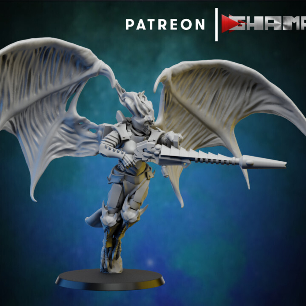 Drukhari Scourges Бич Друкхари №4 миниатюра для dnd, днд, pathfinder, фентези, Настольная игра, НРИ, Варгейм, РПГ