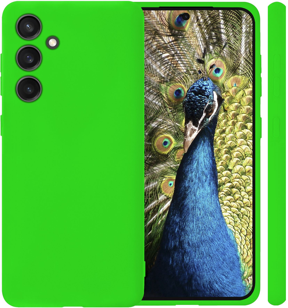 Мягкий Soft Touch чехол из силикона для SAMSUNG GALAXY S23 FE с бархатной подкладкой