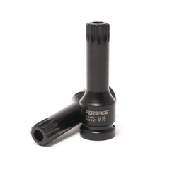 Головка-бита SPLINE глубокая ударная1/2'', M5 с отверстием Forsage F-24807805T