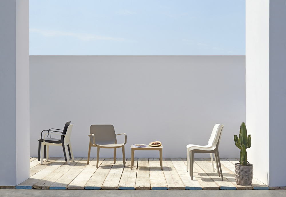 Стул пластиковый Scab Design Ginevra, тортора