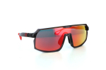 Спортивные очки с диоптриями HILX Inferno Shiny Crystal Dark Grey / Red Lens