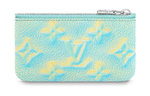 LOUIS VUITTON Key Pouch Vert D"eau Green