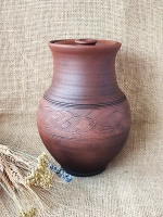 Кринка без глазури Коровка 0,9 л