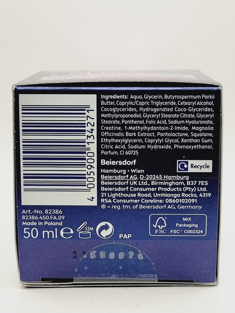 Крем для лица ночной NIVEA Cellular Expert  Filler с гиалуроновой и фолиевой кислотой, 50 мл (Германия)