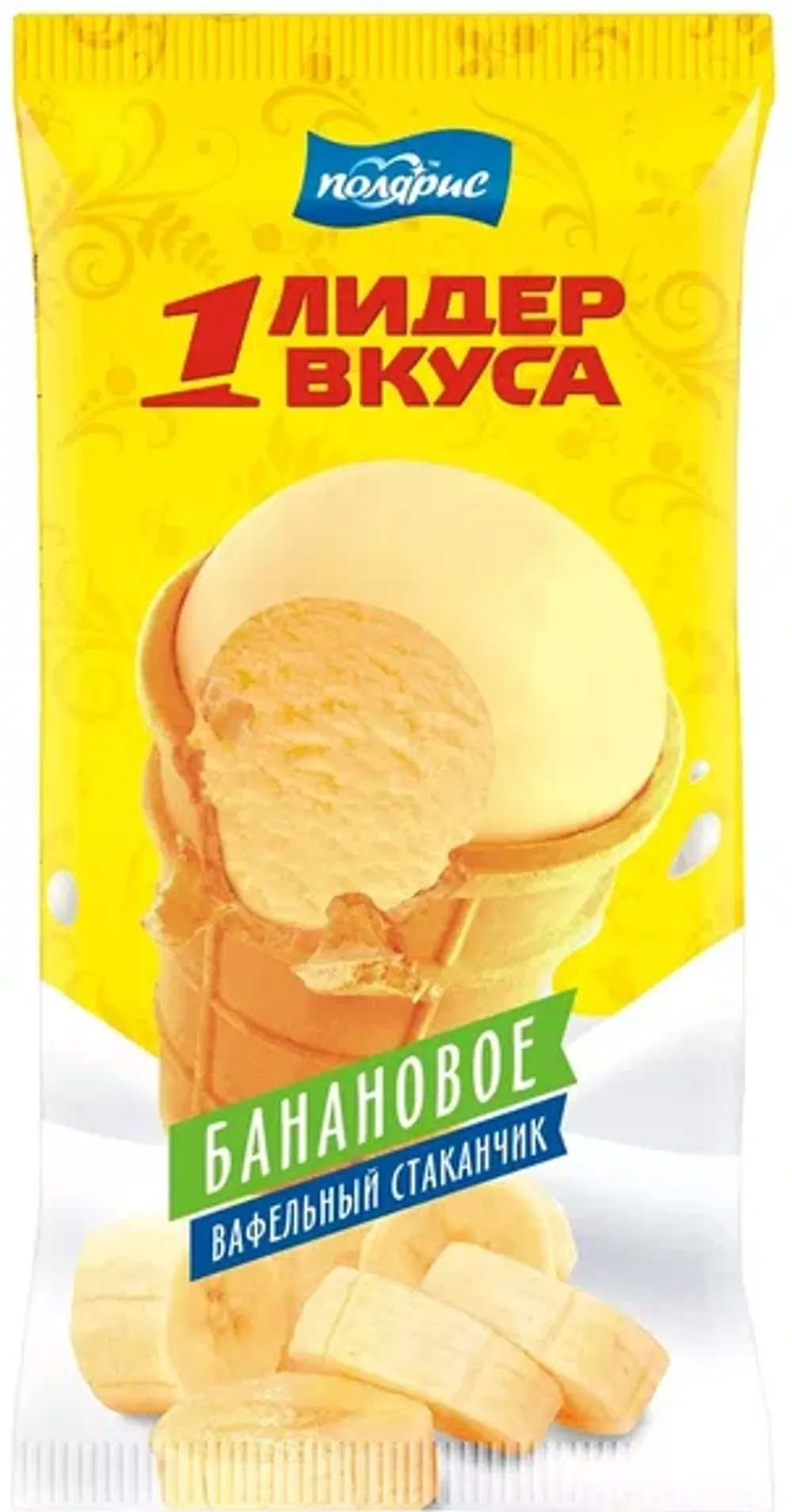 Мороженное Стакан 70г ВКУС БАНАНА 8%