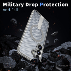 Прозрачный чехол Mesh Pro Magnetic Case для Samsung Galaxy S26+