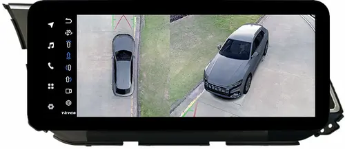 Магнитола для Hyundai Elantra 6 2016-2018 (штатная КЗВ, рамка тип 1) - Teyes LUX ONE 360 монитор 12.3" 2K QLED на Android 10, Быстрая, CarPlay, 4G SIM-слот, 4 камеры в комплекте