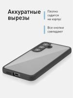 Чехол ROSCO для Samsung Galaxy S24 (арт.SS-S24-PP-PRO-CLEAR )
