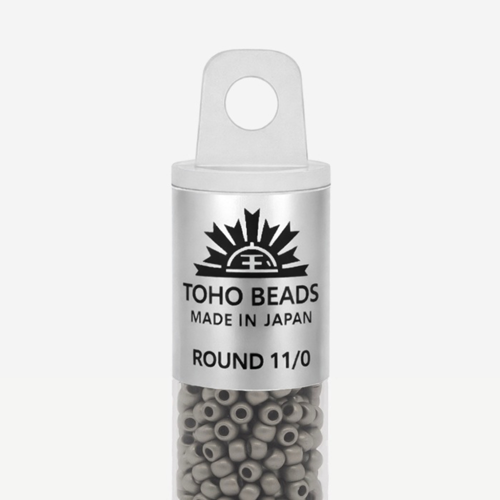 Японский бисер TOHO Round 11/0 (№566), металлизированный, непрозрачный матовый